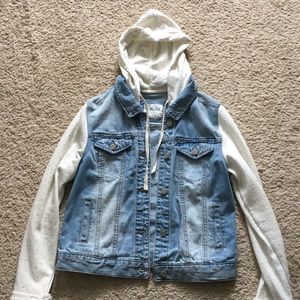Hoodie Jean Jacket
